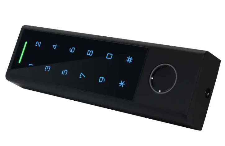 Біометричний контролер доступу SEVEN CR-7477BF-P Mifare Black фото 3