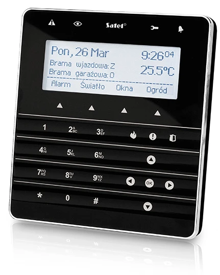 Клавиатура Satel INT-KSG-BSB Black