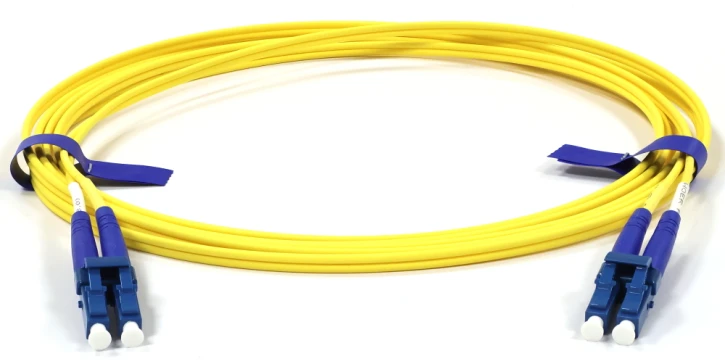 Патч-корд оптичний CMS LC/UPC-LC/UPC SM 5м Duplex, Slim (UPC-5LCLC(SM)D(ON)S)