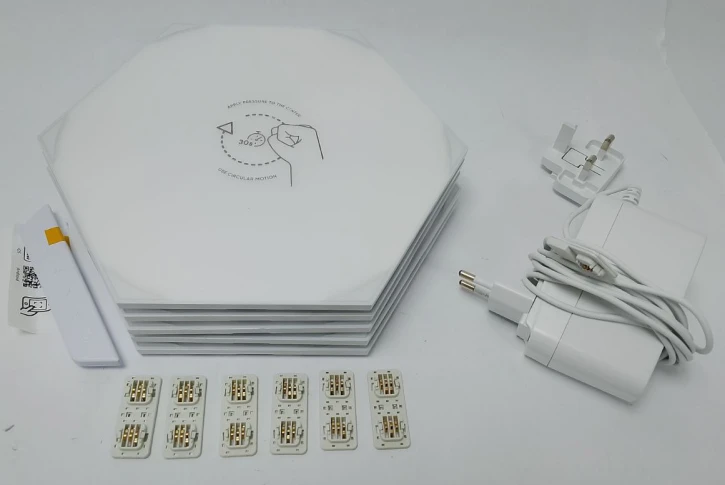 (Уценка) Умная система освещения Nanoleaf Shapes - Hexagon Starter Kit - 5 шт. фото 4