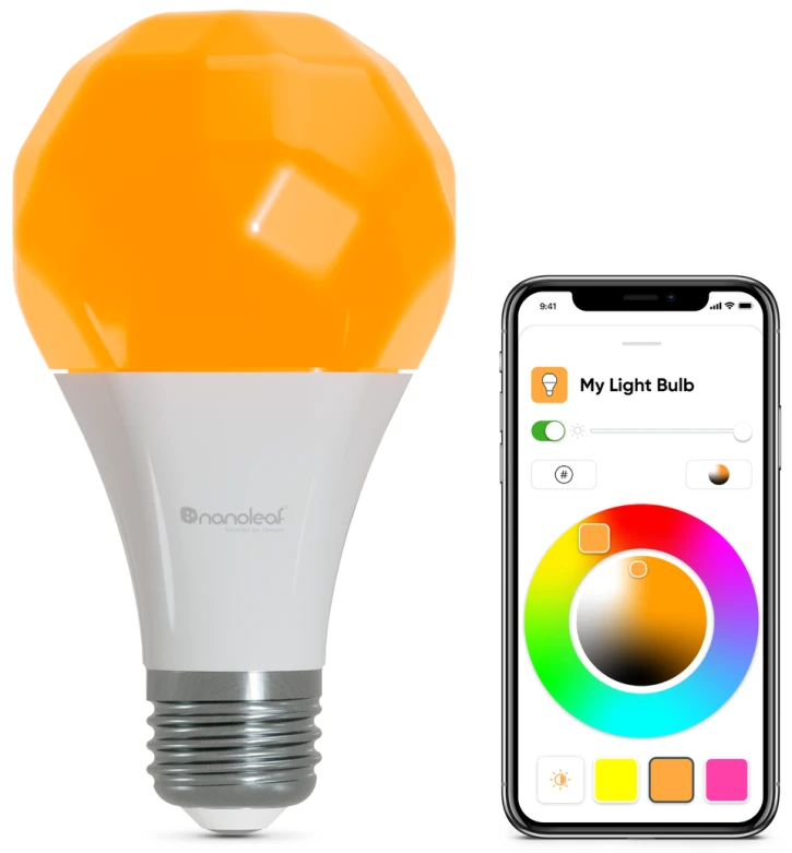 Розумна лампа Nanoleaf Essentials Smart, A60, E27, 9W, Apple Homekit, Matter - 3 шт. (NF080B02-3A19E) фото 3