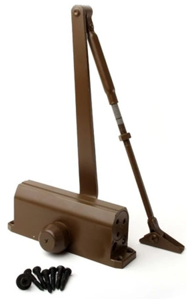 Доводчик дверний Dorma TS 77 EN 3 з ліктьовою тягою Brown