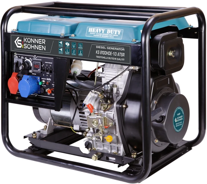 Генератор дизельный Könner & Söhnen KS 8100HDE-1/3 ATSR (EURO V) (KS8100HDE-1/3ATSR) фото 3
