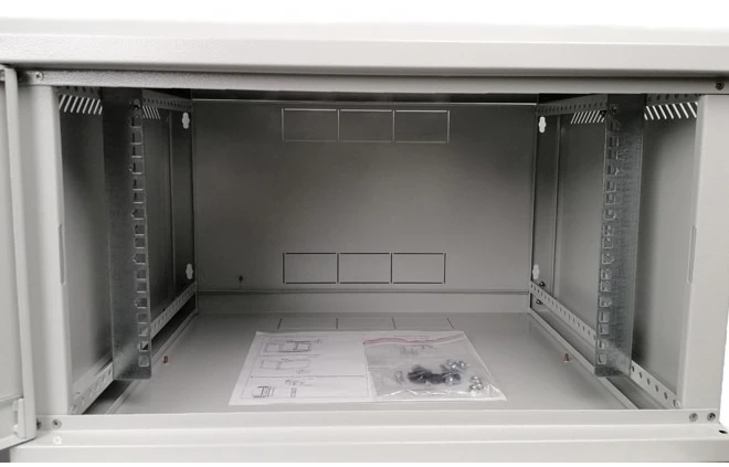 Шафа навісна E-server 12U, 600х500х637 скло (ES-Е1250G) фото 3