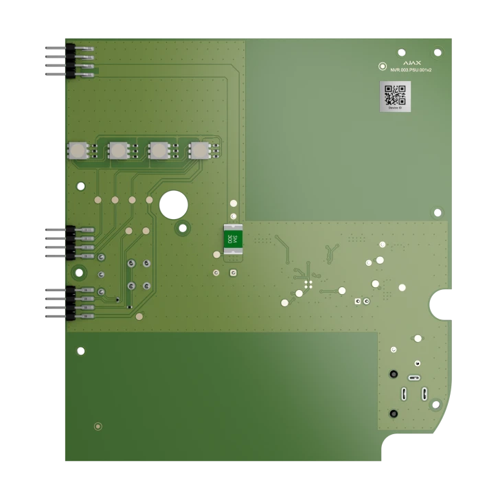 Плата блоку живлення Ajax 12V PSU for NVR (112255.305.NC) фото 3