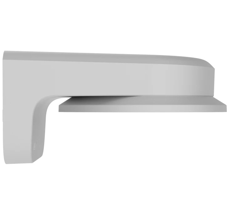 Настінний кронштейн 174 мм для дротової IP-камери відеоспостереження. Має адаптер для камери з моторизованим варіофокальним обʼєктивом. Ajax MountCam A2 White (147753.371.WH1) фото 3