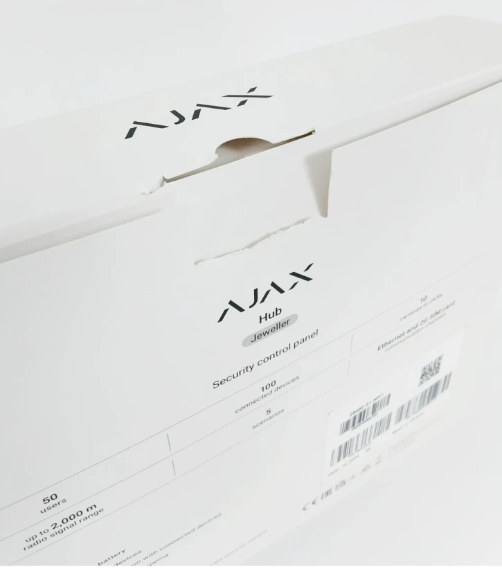 (Уценка) Умная централь Ajax Hub White фото 3