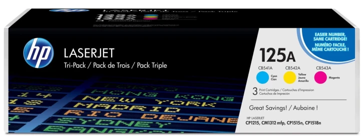 Картридж HP CLJ 125A Tri-Pack 1,4K CMY (CF373AM)