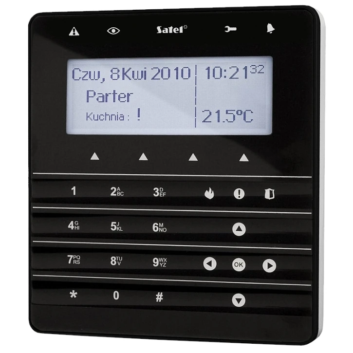 Клавиатура Satel INT-KSG-BSB Black фото 2