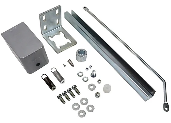 Доводчик для калитки Cisa C1310.11.1.97 пружинный до 55 кг левый серый (41369) фото 9