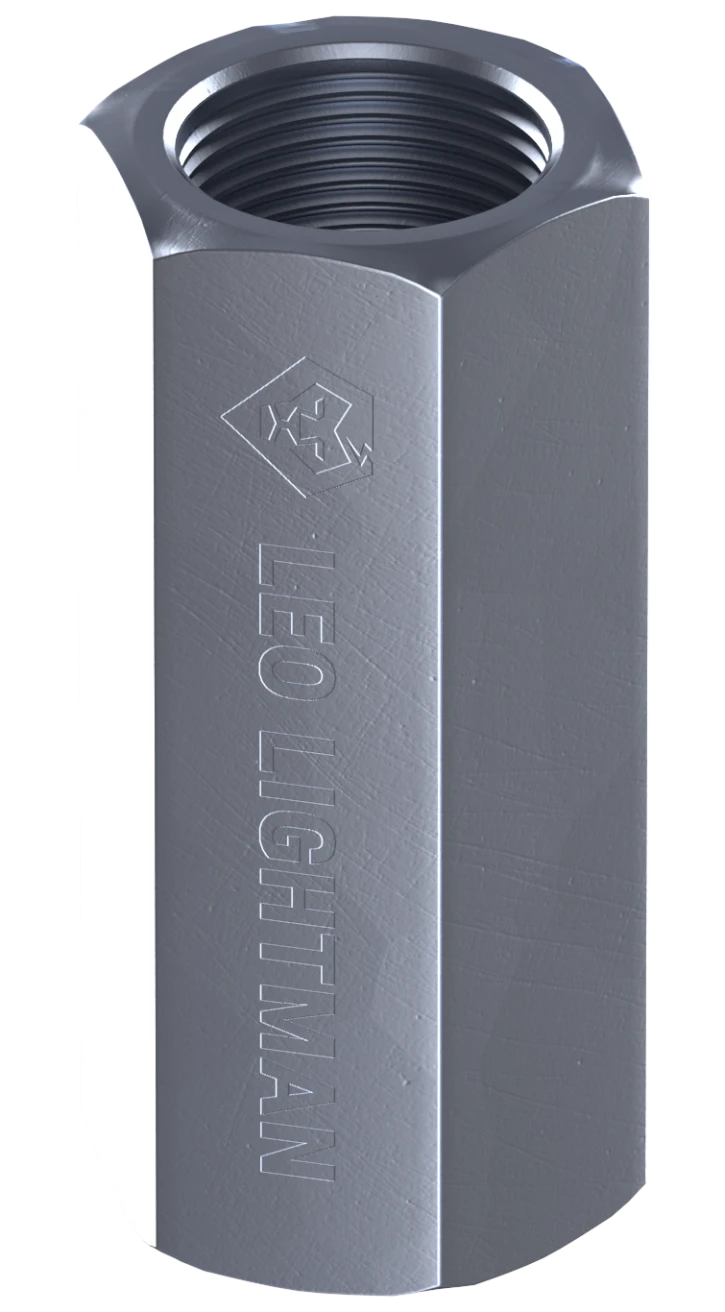 Муфта шестигранная Leo Lightman D16 Gray (116211)