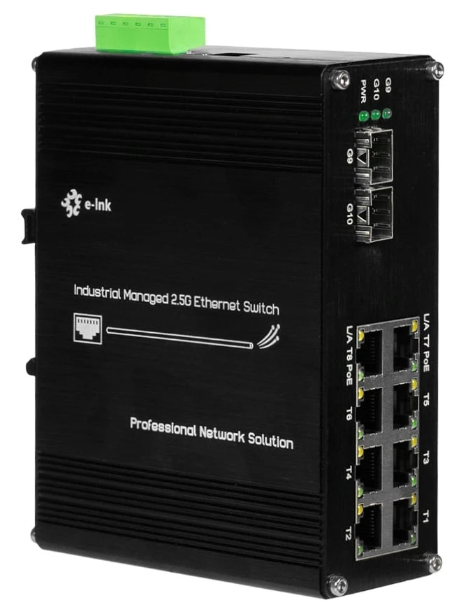 PoE комутатор LNK-IMC208-2.5GPM-SFP+ 2.5G фото 3