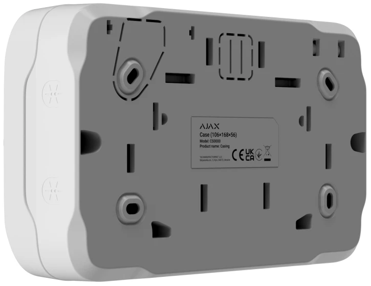 Корпус для захищеного дротового під'єднання пристроїв Ajax Case A (106) White (63138.186.WH) фото 4