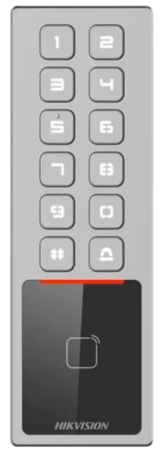 Термінал контролю доступу Hikvision DS-K1T805MX Gray (99-00014962)