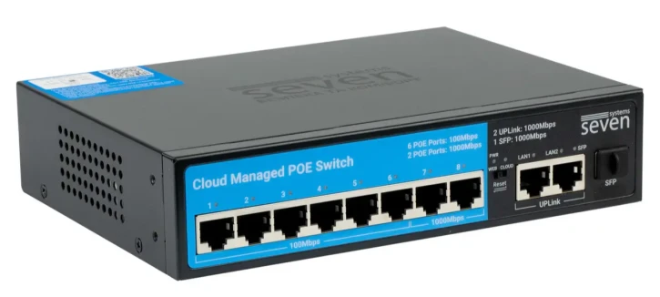 PoE комутатор SEVEN PS308G фото 4