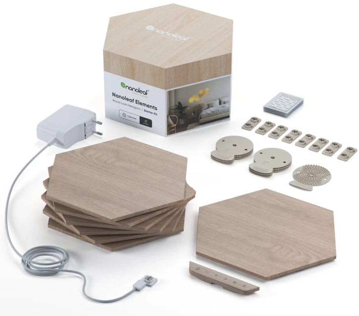 Розумна система освітлення Nanoleaf Elements - Hexagons Starter Kit Apple Homekit 7 шт (NL52-K-7002HB-7PK)