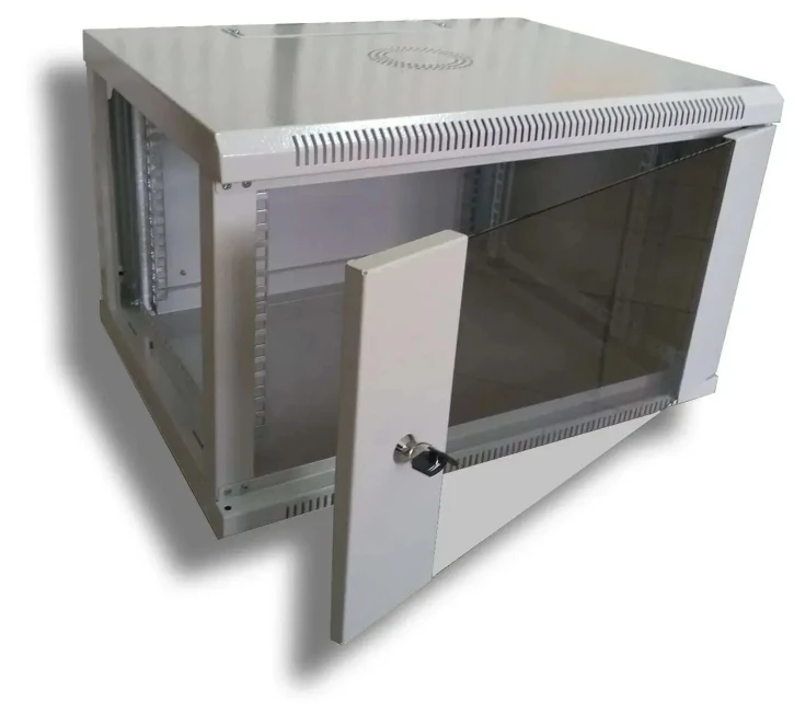 Шафа настінна Hypernet 4U 600х600 сіра (WMNC-66-4U-FLAT) фото 2