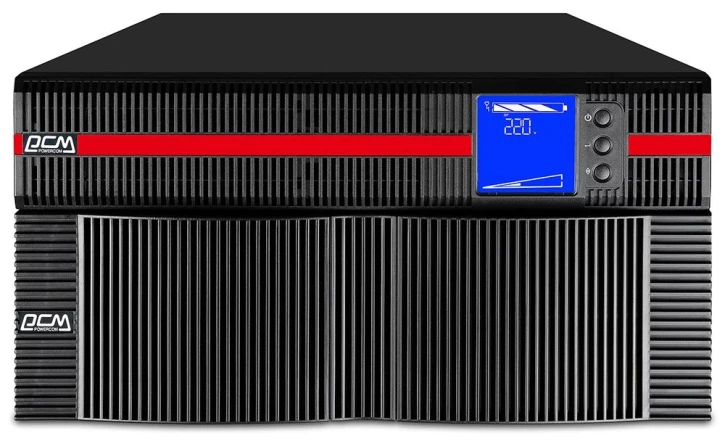 ДБЖ Powercom 10kVA//10kW PF=1 online RS232 USB LCD (MRT-10K) фото 2