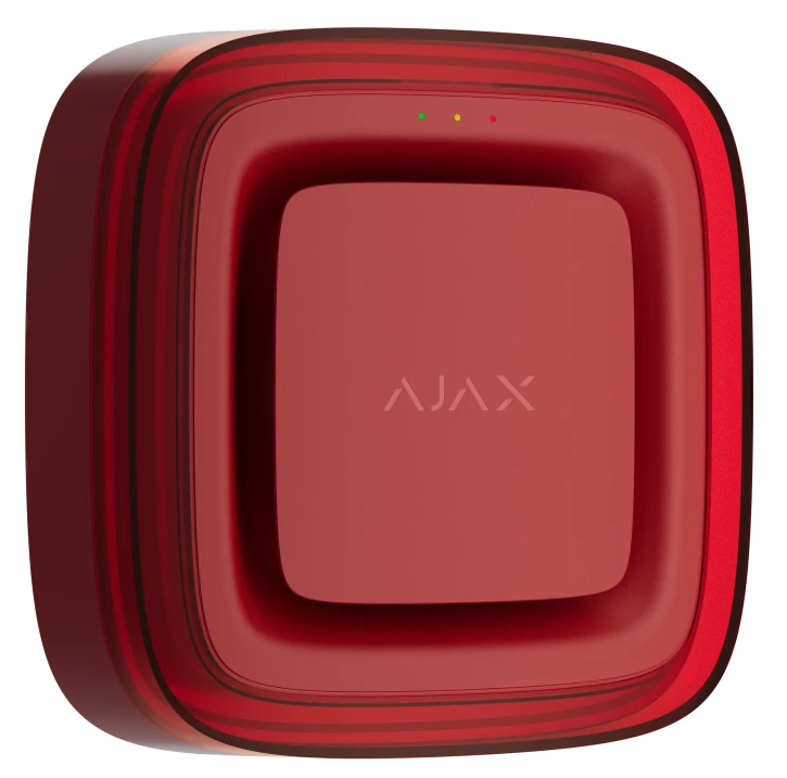 Бездротовий адресний пожежний оповіщувач світловий Ajax EN54 FireProtect (VAD) "ВИХІД" Red (161312.277.RD1) фото 2