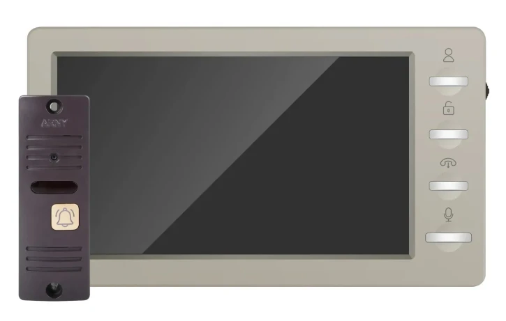 Комплект відеодомофону Arny AVD-7008FHD Beige/Brown