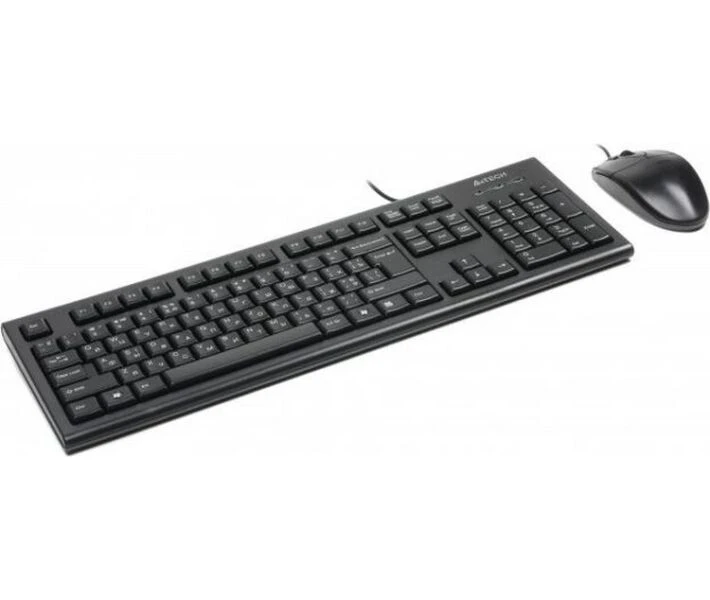 Комплект дротовий клавіатура + миша A4Tech KR-8520D Black фото 2