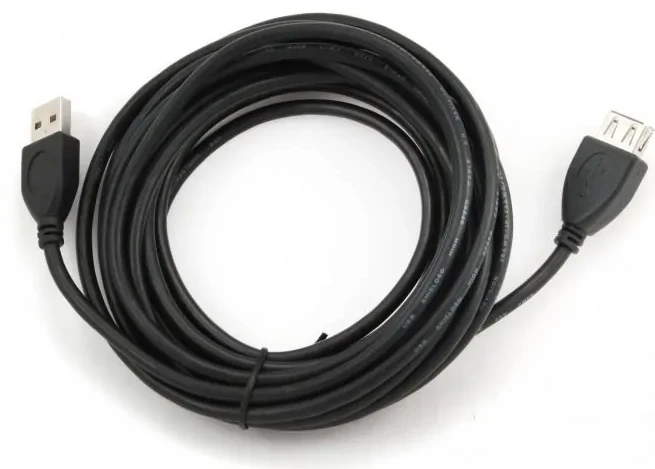 Кабель Cablexpert USB 2.0 AM - AF 4.5 м с ферритовым фильтром (CCF-USB2-AMAF-15) фото 2