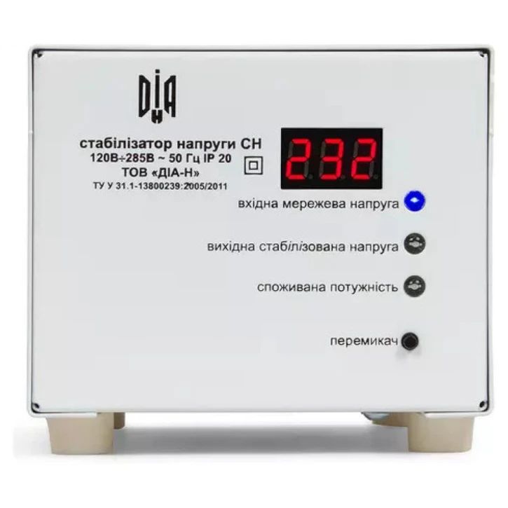 Стабілізатор напруги ДІА-Н СН-300-Х (300 Вт) для холодильників ДІА-Н 16994 фото 4