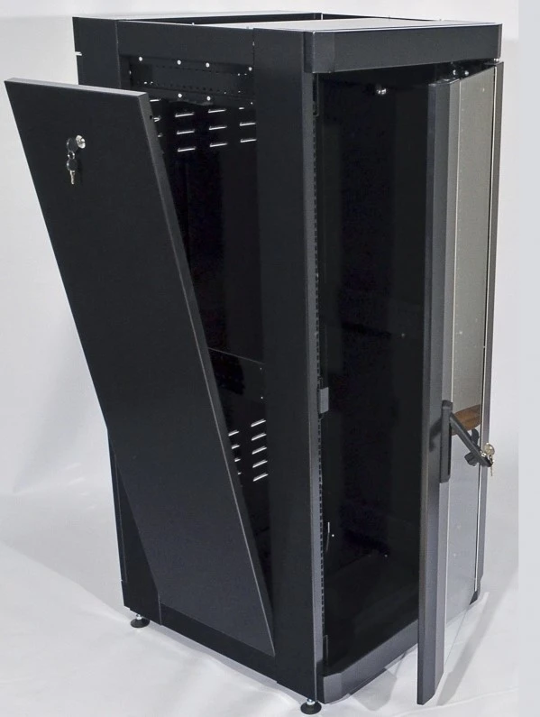 Шафа підлогова CMS 19 "28U, 610 х 675 мм чорна фото 2