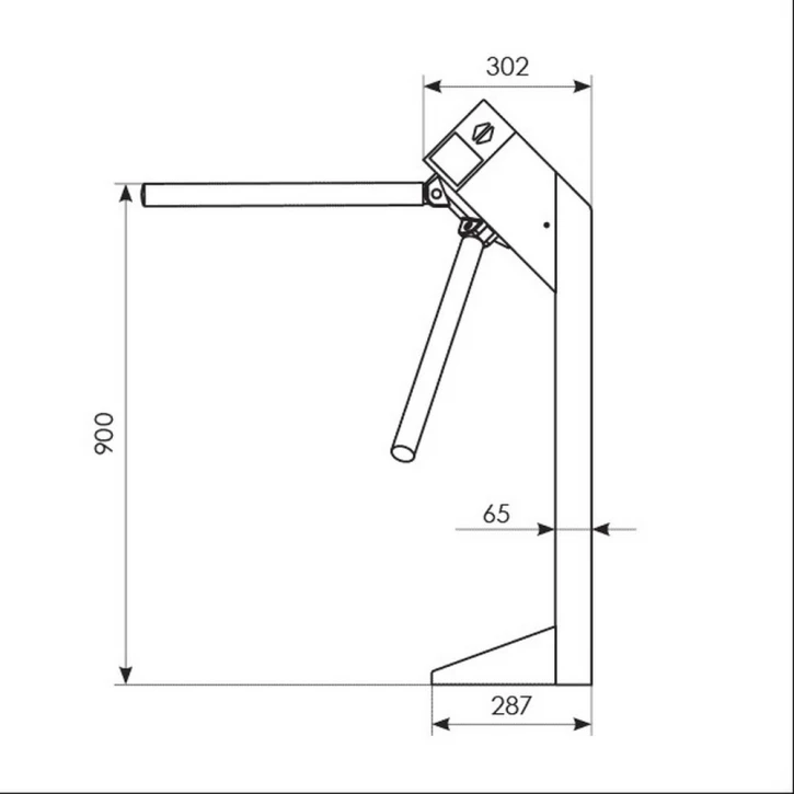 Турникет трипод Expert шлифованная сталь электроприводной, штанга алюминий, 3.6.1 Lot 6202 фото 6