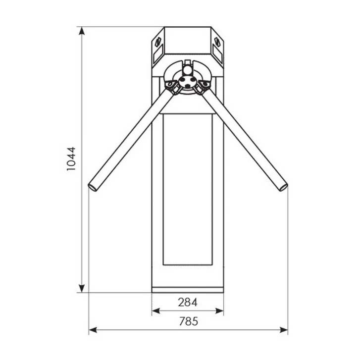 Турникет трипод Expert шлифованная сталь электромеханический, штанга алюминий, 3.6.3 Lot 6199