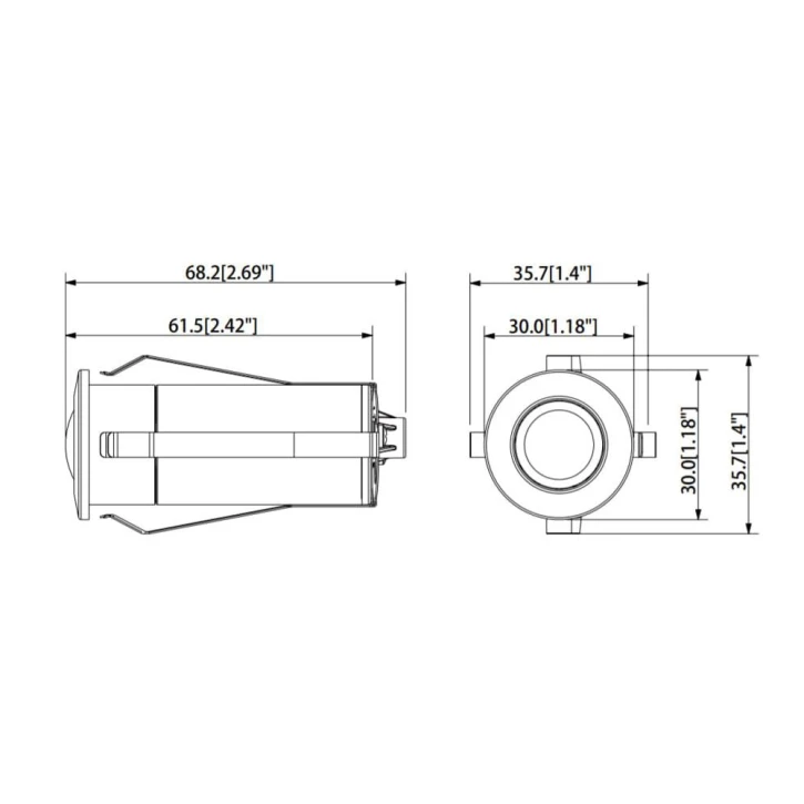 Вулична HDCVI відеокамера Dahua DH-HAC-HUM1220GP (2.8) Black фото 2
