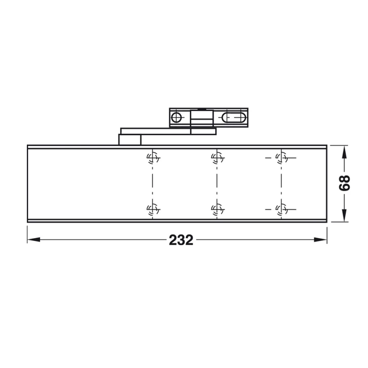 Доводчик дверной Dorma TS 72 EN 2/3/4 с локтевой тягой Brown фото 2