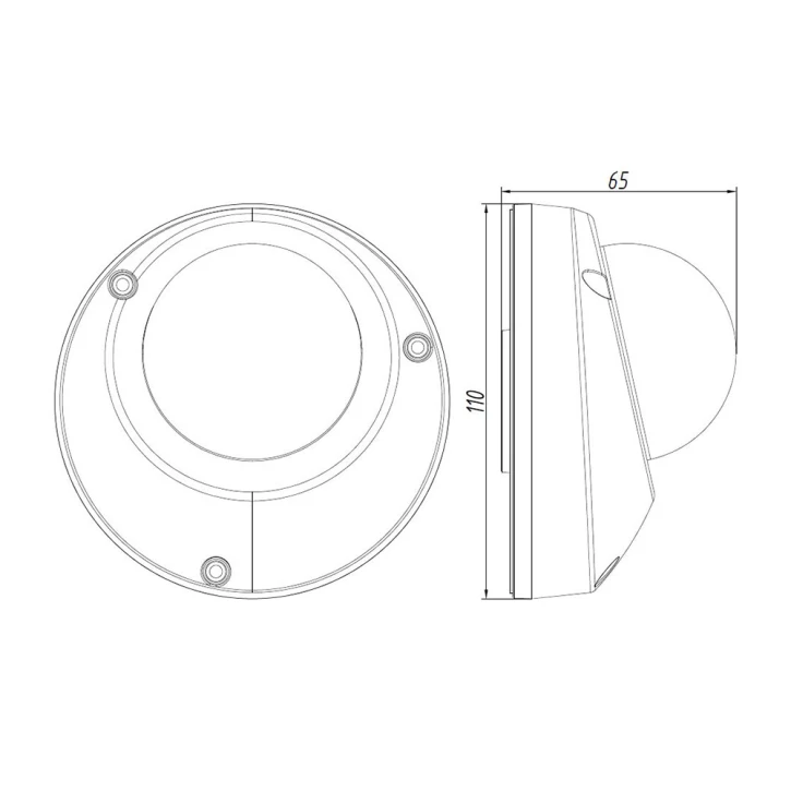 Мініатюрна IP-відеокамера Hikvision DS-2CD6520DT-IO (2.8) Hikvision 6505 фото 3