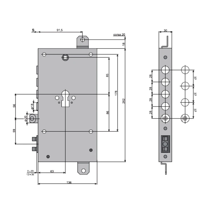 Комплект електромоторного замку ISEO X1R Smart ISEO 7655 фото 2