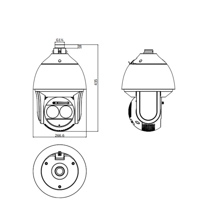 Роботизована швидкість IP-камери Hikvision DS-2DF8236I5W-AELW (PTZ 30x 1080p) Hikvision 6542 фото 4
