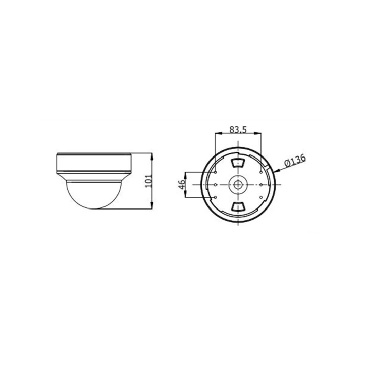 Мініатюрна IP-відеокамера Hikvision IDS-2CD6124FWD-IZ / H (2.8-12) Hikvision 6507 фото 3