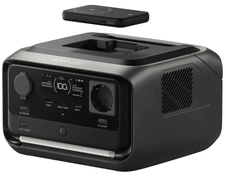 Зарядная станция EcoFlow RIVER 3 Plus Wireless (EFRIVER3PLUS-W-EU-CBOX)