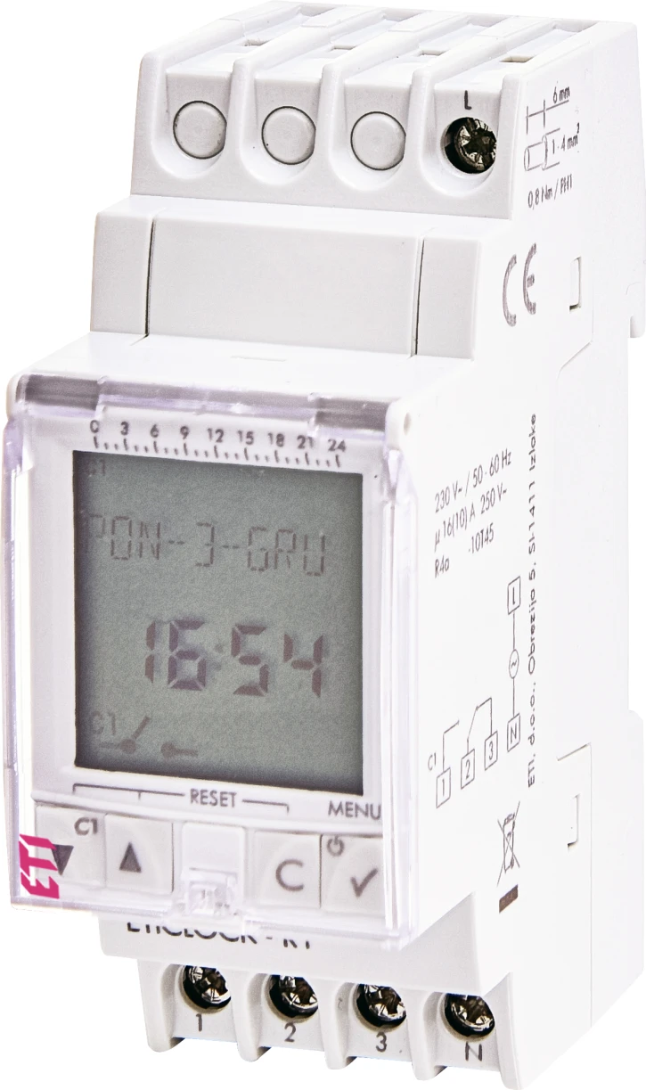 Реле часу цифрове ETI ETICLOCK-R1 (2472053)