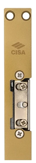 Електромеханічна защіпка Cisa 15001-06 НЗ-AЕ + зворотня планка латунь (35245) фото 6