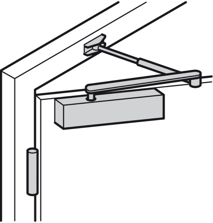 Доводчик дверной SEVEN DC-7744 silver (DC7744HPs) фото 6
