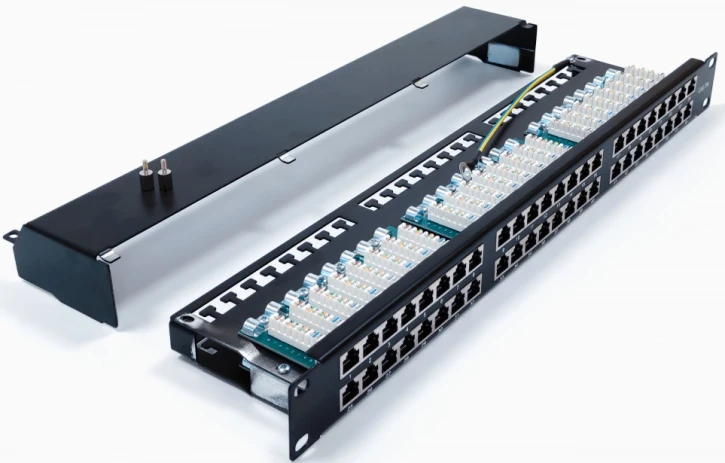 Патч-панель LW 48xRJ-45 STP, Cat.5e, 1U, 19", Dual type (LW-PP6A-10-C5E) фото 5