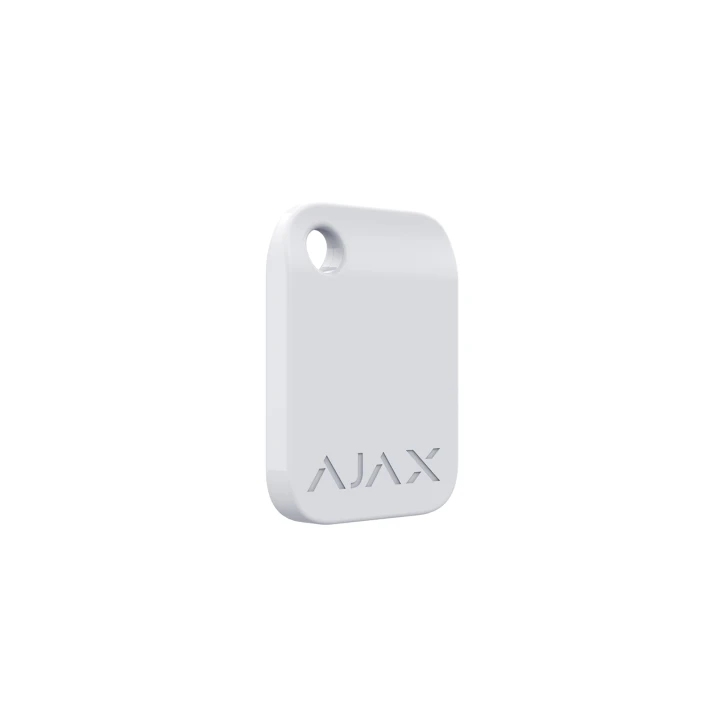 Брелок для управління охоронною системою Ajax Tag 100 шт. White (23530.90.WH)