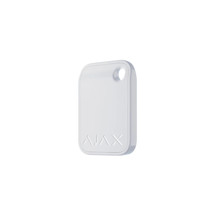 Брелок для управління охоронною системою Ajax Tag 100 шт. White (23530.90.WH) фото 3