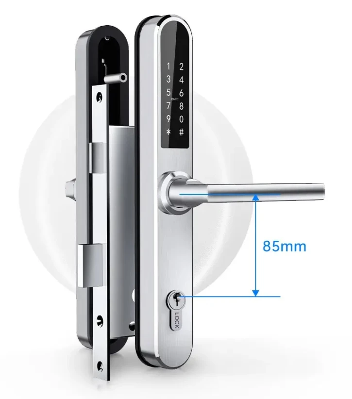 Умный дверной замок SEVEN LOCK SL-7761B EN Silver фото 2