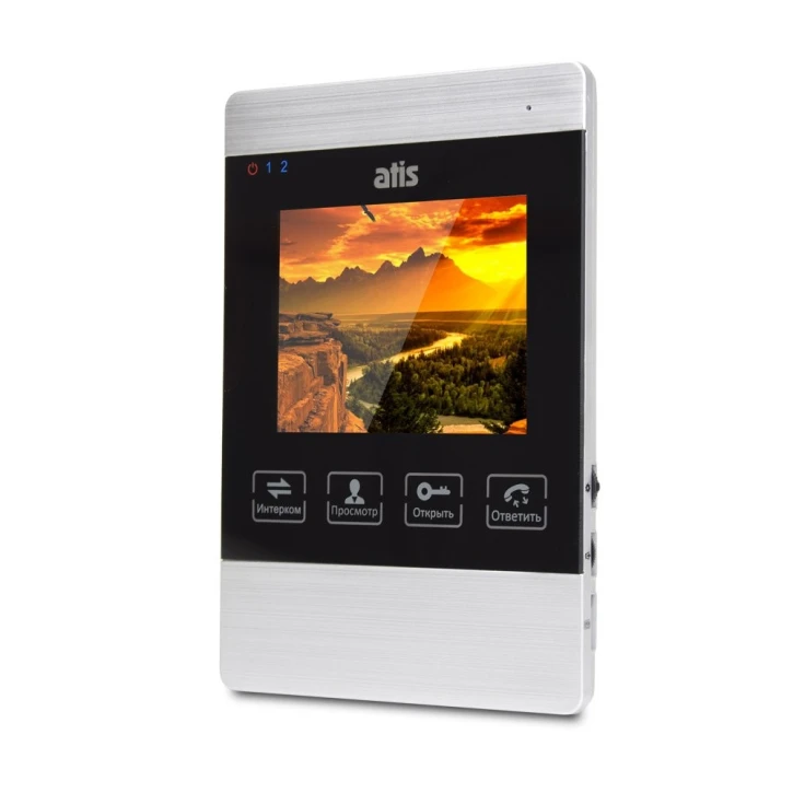 Відеодомофон Atis AD-470M S Black фото 2