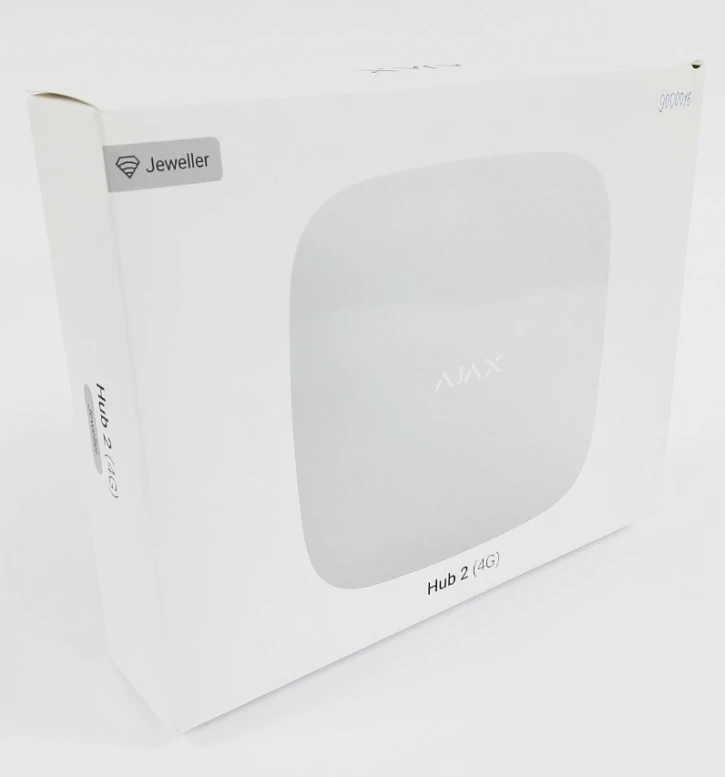 (Уцінка) Інтелектуальна централь Ajax Hub 2 (4G) White