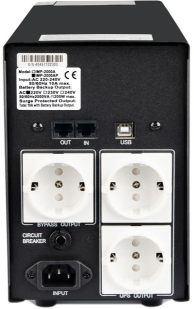 ДБЖ Powercom IMP-2000AP фото 3