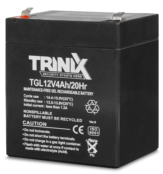 Акумулятор TriniX TGL12V4Ah/20Hr GEL
