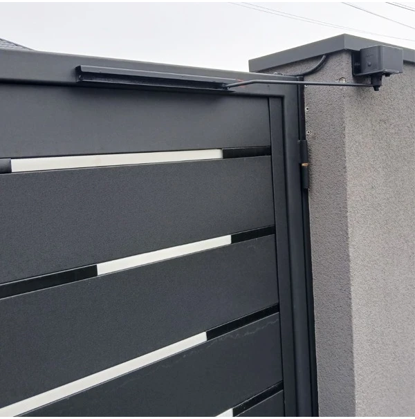 Доводчик для калитки Cisa C1310.11.2.97 пружинный до 55 кг правый серый (41370) фото 11