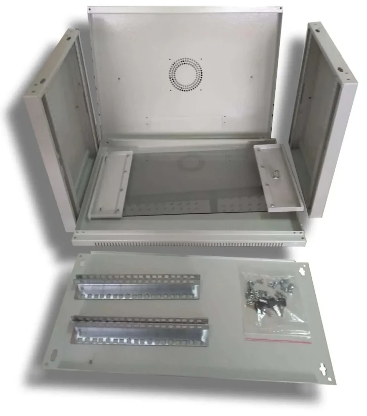 Шафа настінна Hypernet 4U 600х600 сіра (WMNC-66-4U-FLAT) фото 4